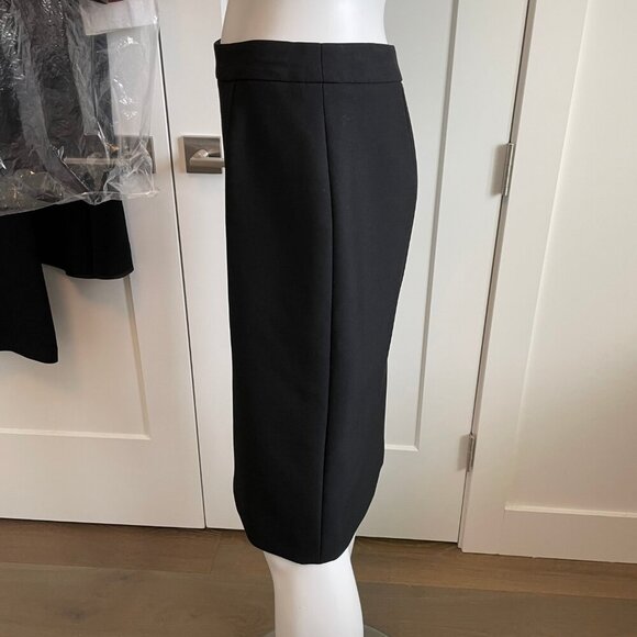 Boss Hugo Boss Vilea1 Classic Poly Viscose Blend Lined Skirt Black Sz 6 NWOT - Picture 3 of 11